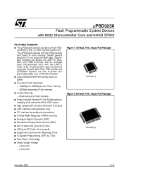 Datasheet UPSD3213A-40T1T производства STMicroelectronics